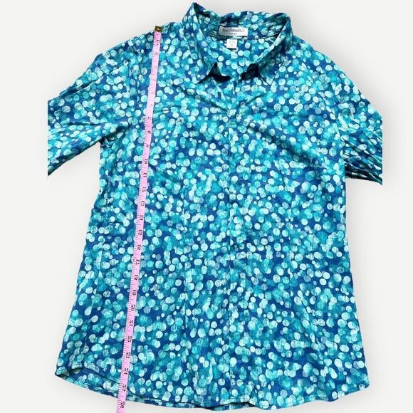 Coldwater Creek No Iron Casual Button Up Collared Shirt. Medium. 10-12. 10. 12. - Picture 6 of 9